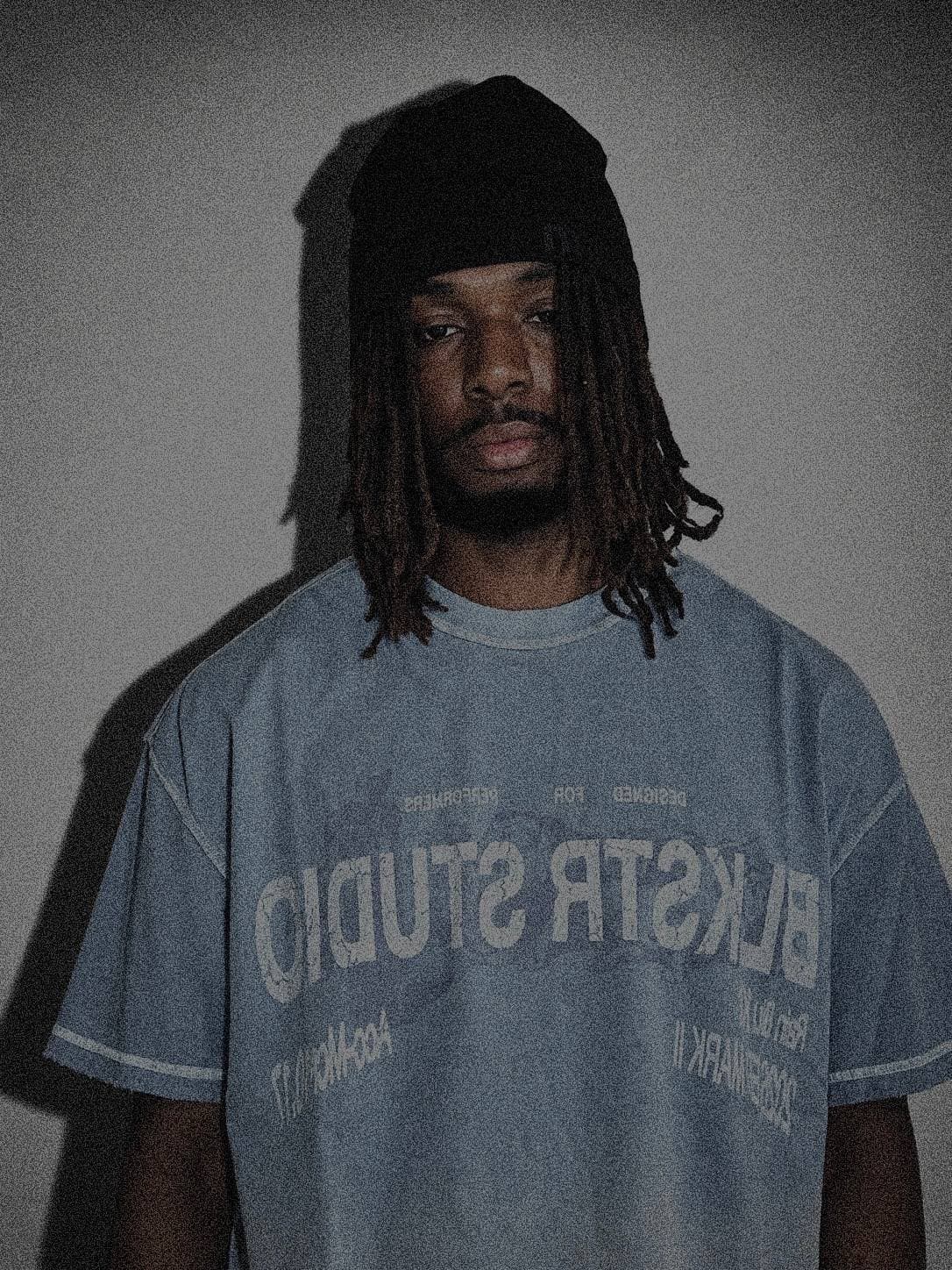 Model wearing the first drop